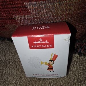2024 Hallmark Terrific Trumpet Musical Soldier Keepsake Mini Ornament LPR3701